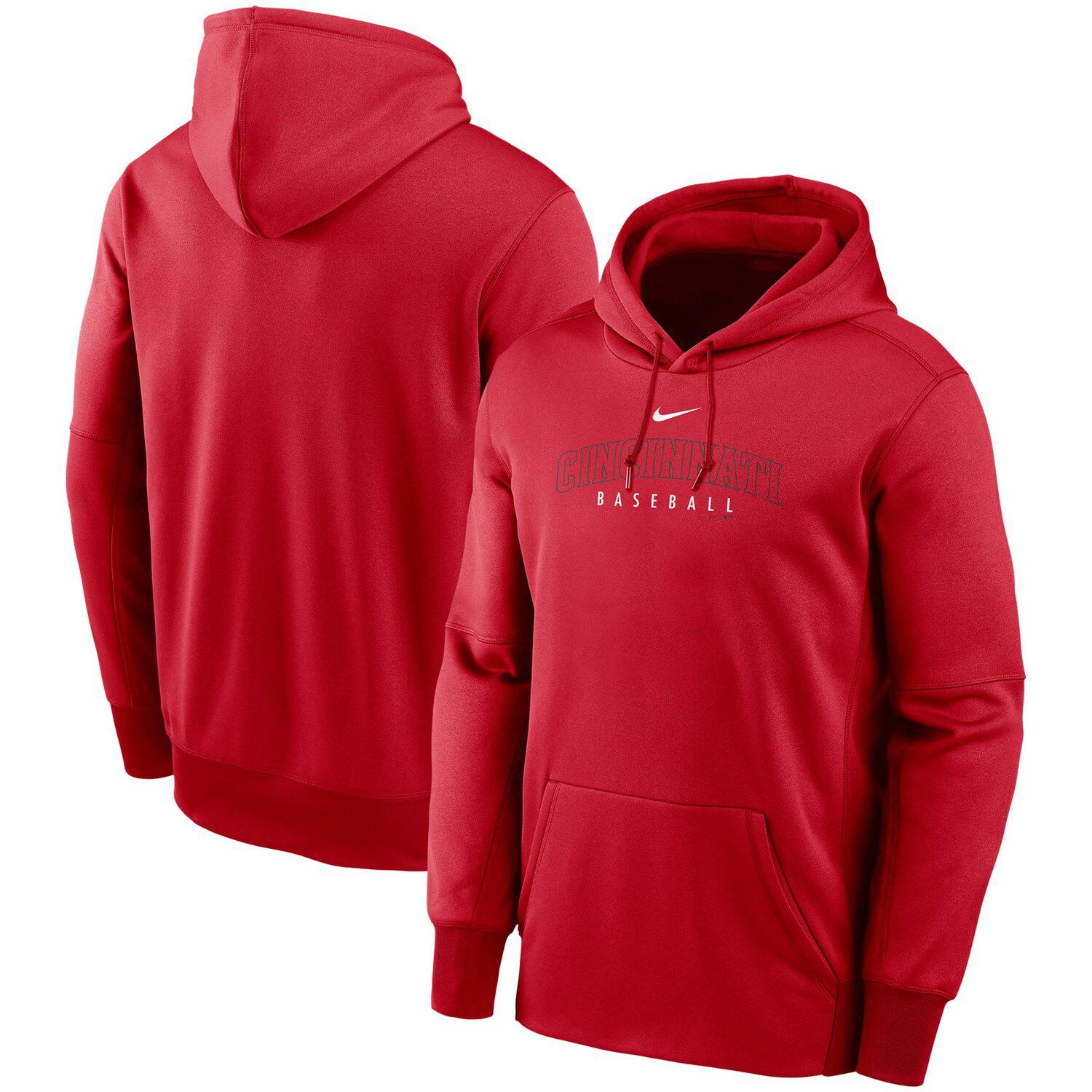 nike red hoodie mens