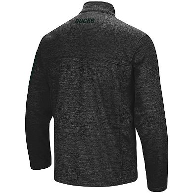 Men's Colosseum Heathered Charcoal Oregon State Beavers Anchor Full-Zip Jacket