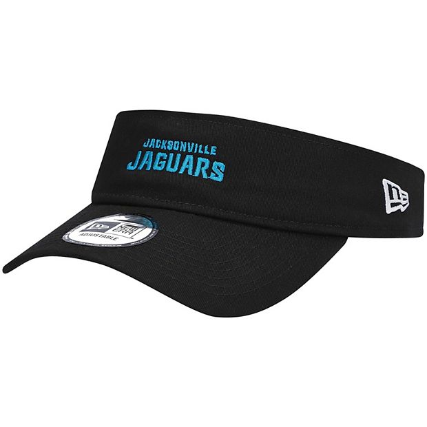 Men's New Era Black Jacksonville Jaguars Wordmark Adjustable Visor