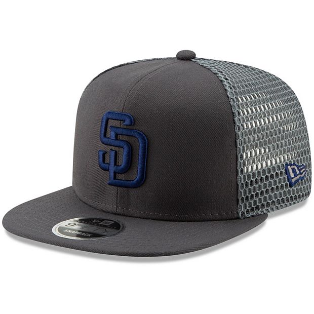 San Diego Padres New Era Black on Black 9FIFTY Snapback Adjustable