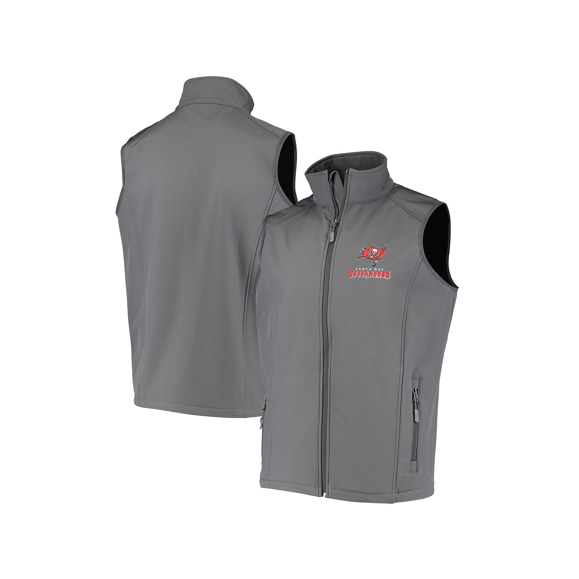Mens Dunbrooke Pewter Tampa Bay Buccaneers Circle Archer Softshell Full-Zi