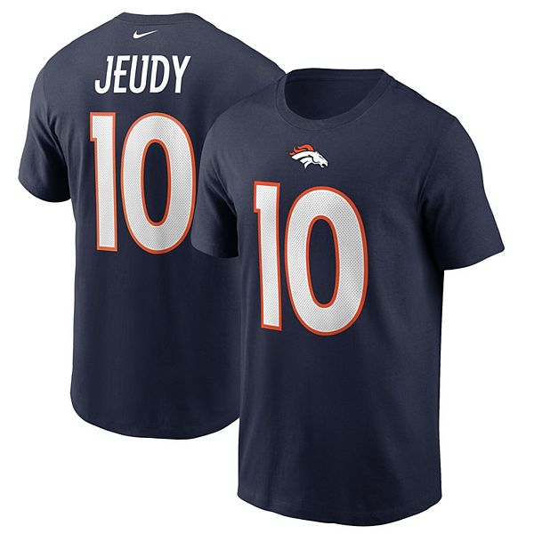 Men's Nike Jerry Jeudy Navy Denver Broncos 2020 NFL Draft First Round Pick  Player Name & Number T-Shirt