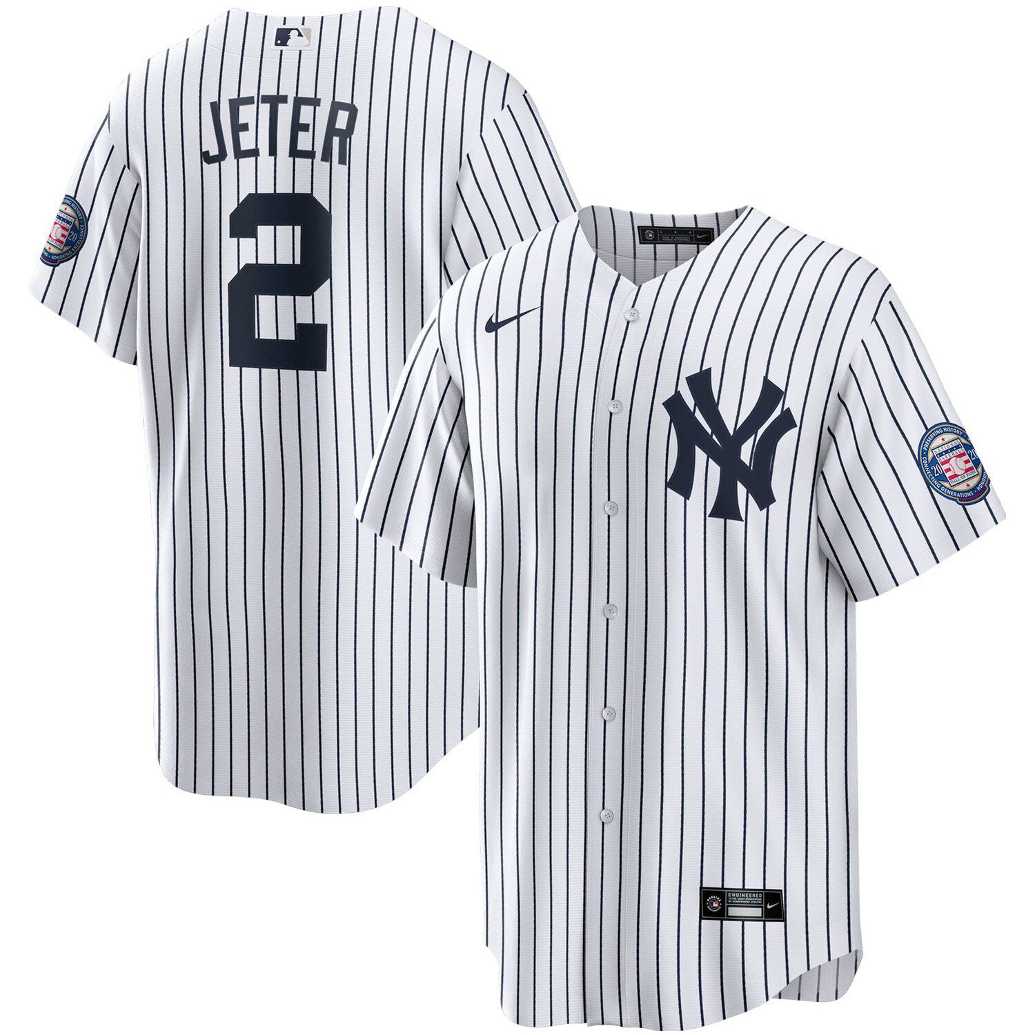 yankees button up jersey