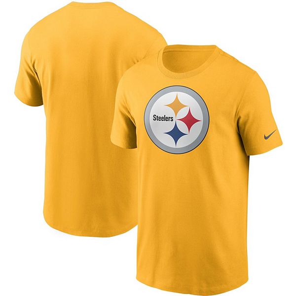 kondensator uklar naturlig Men's Nike Gold Pittsburgh Steelers Primary Logo T-Shirt