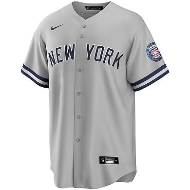 Men's Nike Derek Jeter Gray New York Yankees 2020 Hall of Fame ...