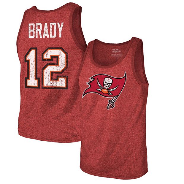 Men s Fanatics Branded Tom Brady Red Tampa Bay Buccaneers Name