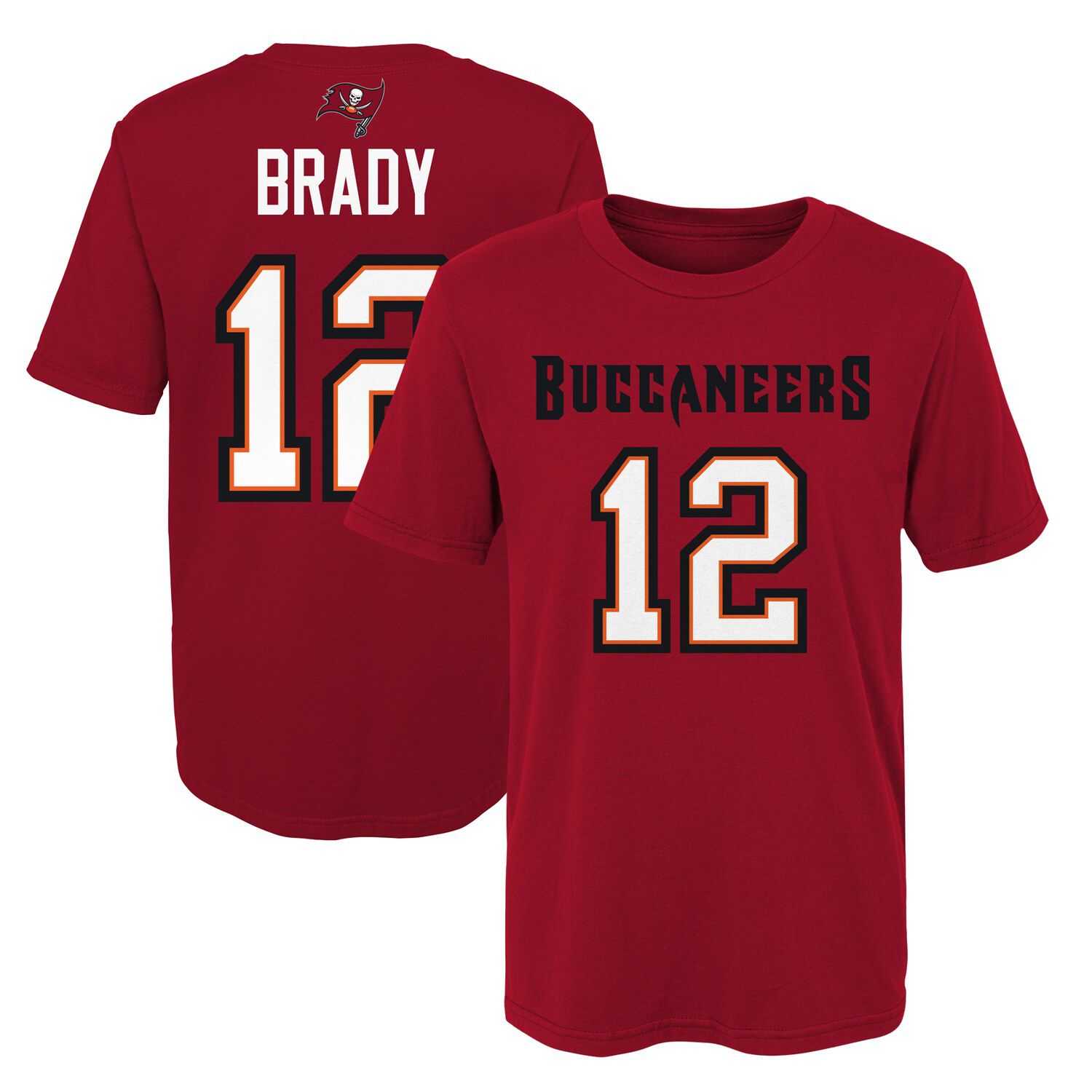 Men's Fanatics Branded Tom Brady Cream/Red Tampa Bay Buccaneers Vintage  Player Name & Number Raglan 3/4-Sleeve T-Shirt