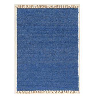 Linon Verginia Berber Blue Rug