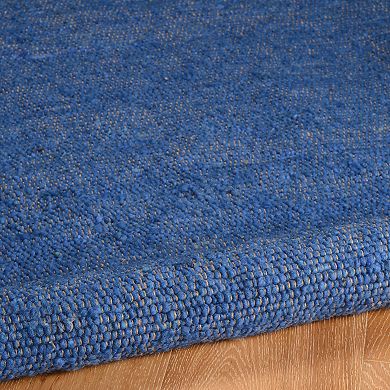 Linon Verginia Berber Blue Rug