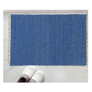 Linon Verginia Berber Blue Rug
