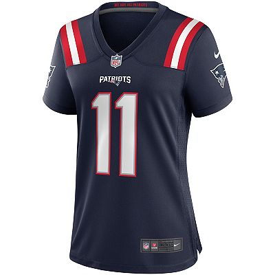 Women s Nike Julian Edelman Navy New England Patriots Game Jersey