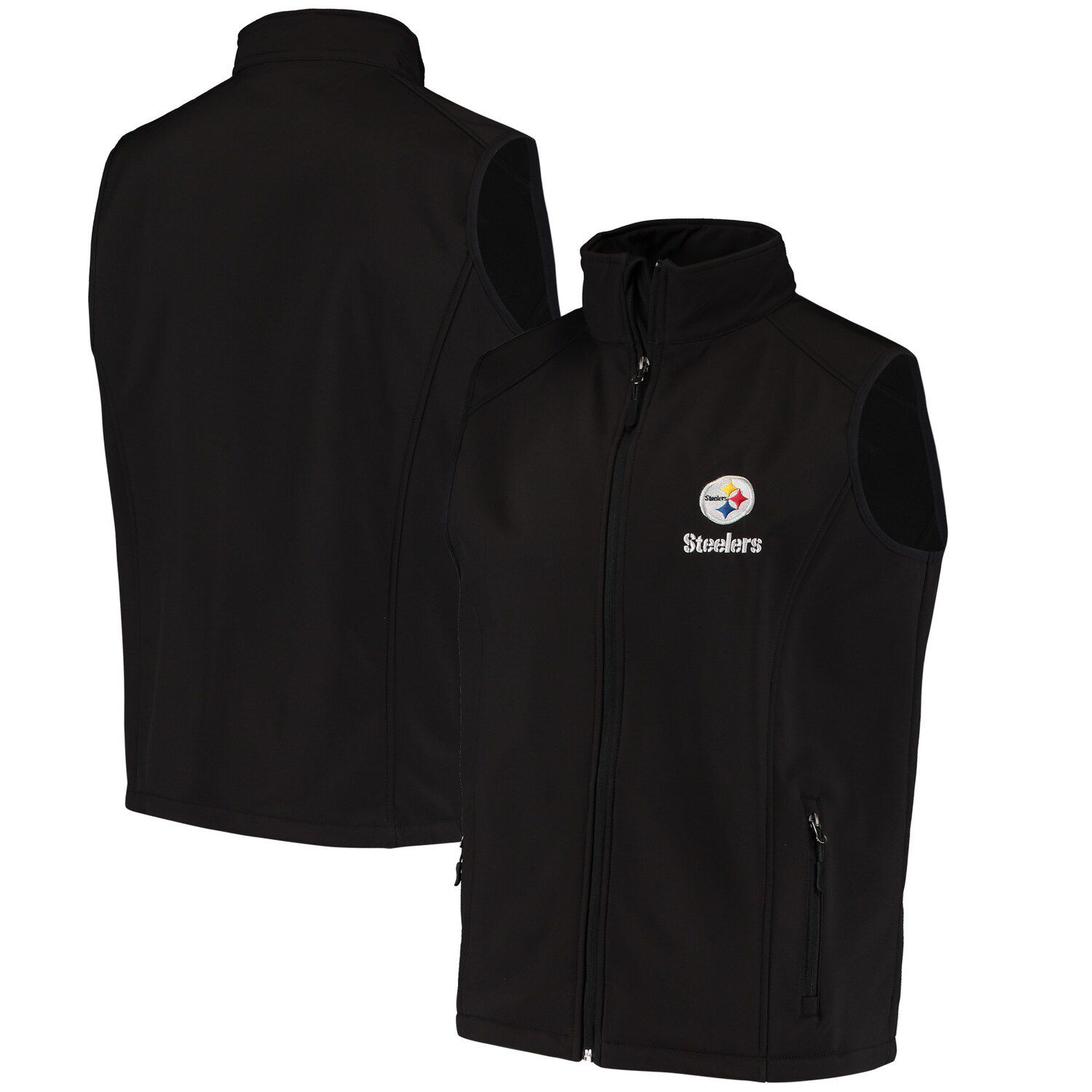 Dunbrooke Pittsburgh Steelers Craftsman Thermal Lined Full-Zip Hoodie - Black