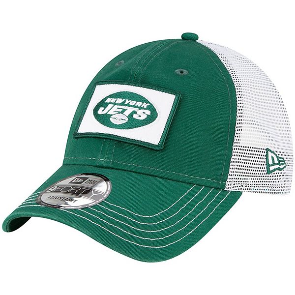 Men's New Era Green New York Jets Jammer Trucker 9FORTY Snapback Hat