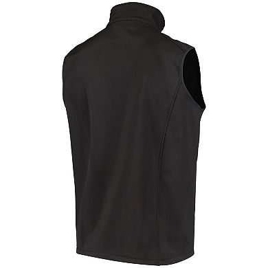 Men's Dunbrooke Black Carolina Panthers Circle Archer Softshell Full-Zip Vest