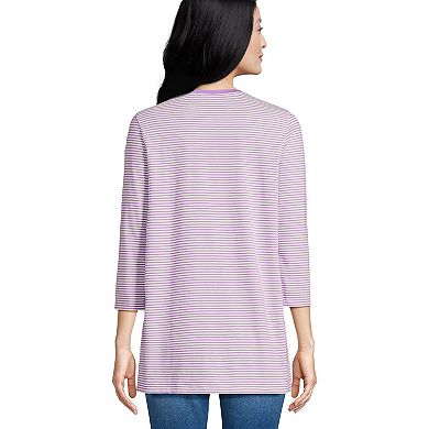 Women's Lands' End Supima Cotton Crewneck Tunic