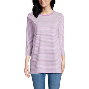 Women's Lands' End Supima Cotton Crewneck Tunic
