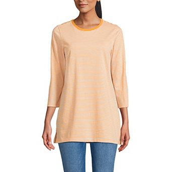 Women's Lands' End Supima Cotton Crewneck Tunic
