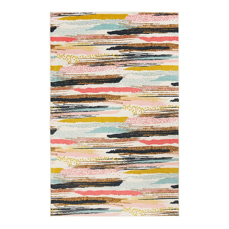 Mohawk Home Prismatic EverStrand Brushed Stripe Rug, Multicolor, 5X8 Ft