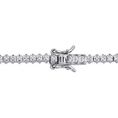 Stella Grace Sterling Silver Cubic Zirconia Tennis Bracelet