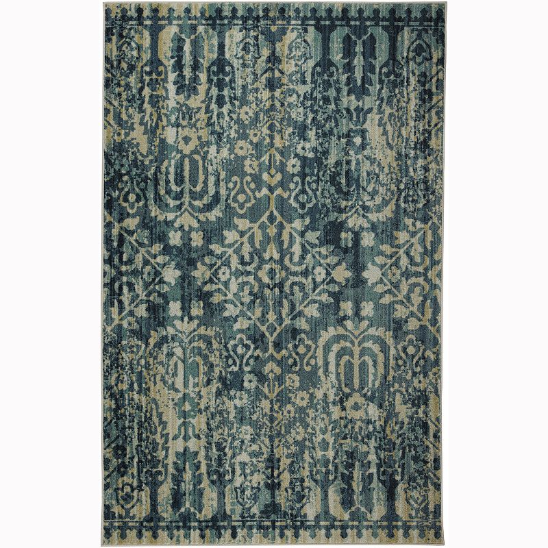 Mohawk Home Prismatic EverStrand Anatolia Rug, Blue, 8X10 Ft