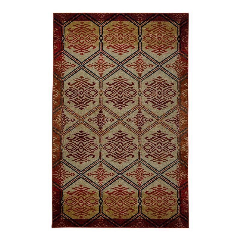 Mohawk Home Prismatic EverStrand Andromeda Rug, Red, 8X10 Ft