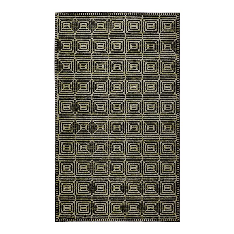 Mohawk Home Prismatic EverStrand Arostrand Rug, Black, 8X10 Ft