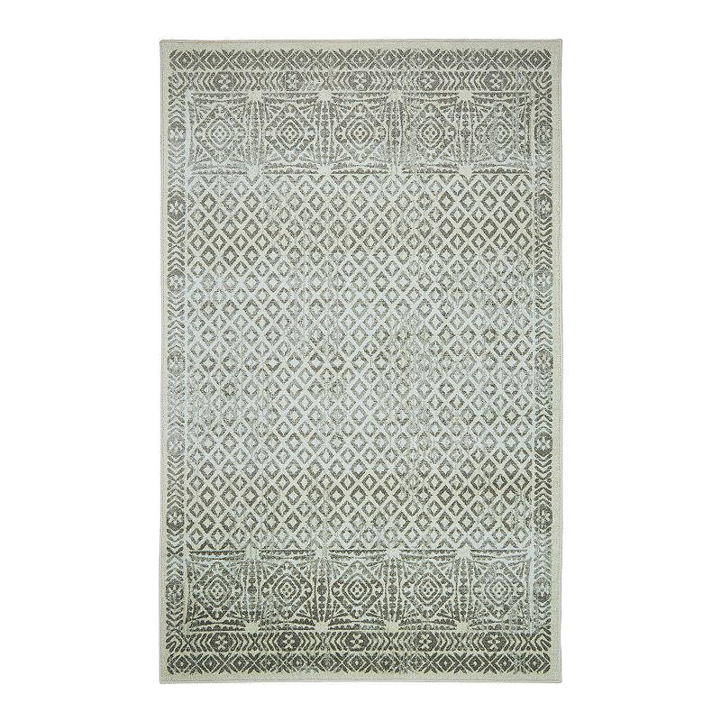 Mohawk Home Prismatic EverStrand Caspian Rug, Beig/Green, 8X10 Ft