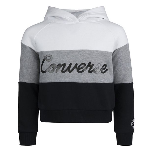 Girls 7 16 Converse Colorblock Logo Fleece Hoodie