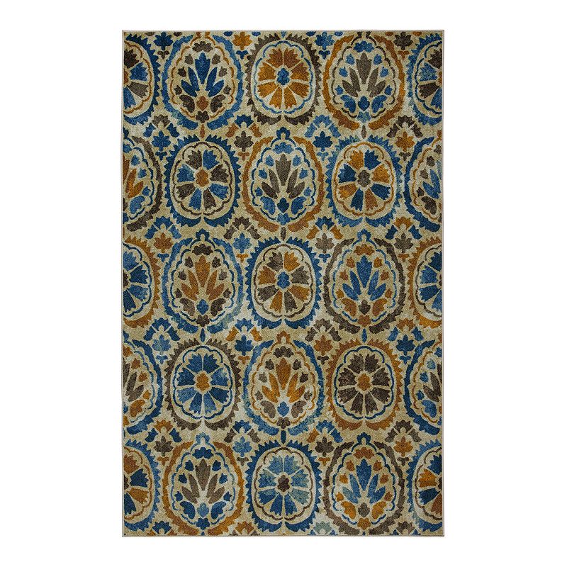 Mohawk Home Prismatic EverStrand Charlotte Rug, Blue, 5X8 Ft