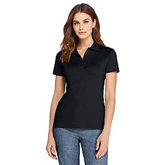 Black polo shirt womens near me sale