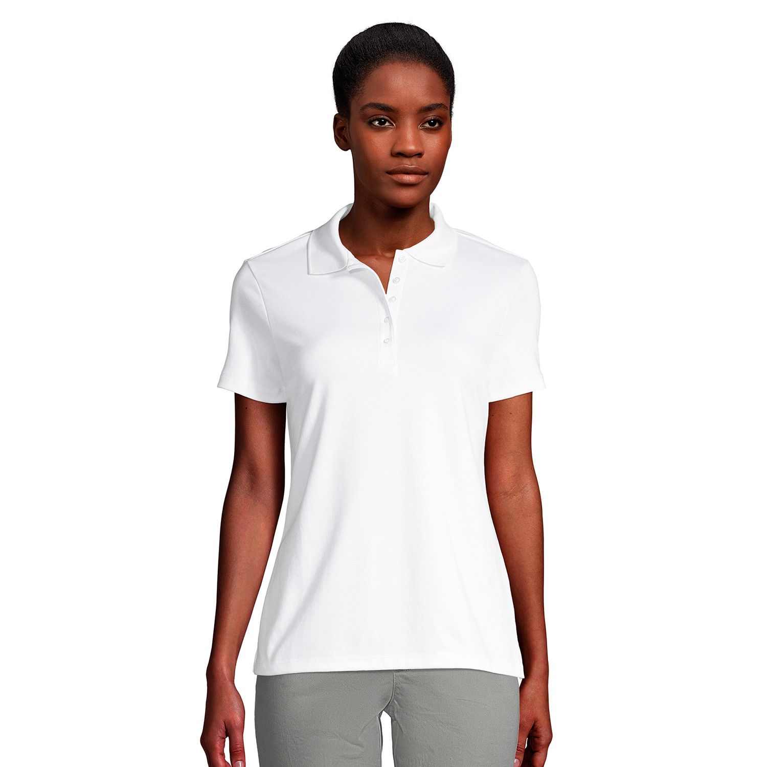 kohls womens long sleeve polo shirts