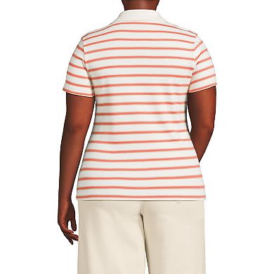 Plus Size Lands' End Supima Cotton Polo Shirt