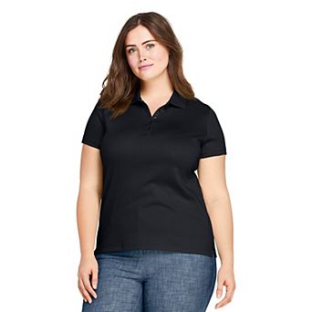 Plus Size Lands' End Supima Cotton Polo Shirt