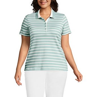Plus Size Lands' End Supima Cotton Polo Shirt
