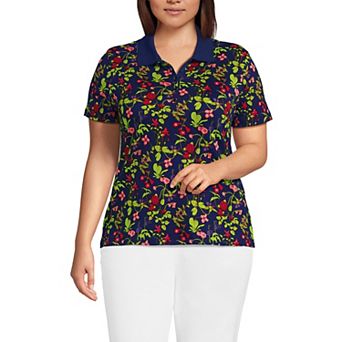 Plus Size Lands' End Supima Cotton Polo Shirt