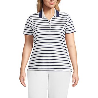 Plus Size Lands' End Supima Cotton Polo Shirt