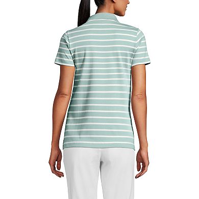 Petite Lands' End Supima Cotton Short Sleeve Polo Shirt