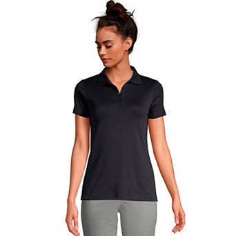 Petite Lands' End Supima Cotton Short Sleeve Polo Shirt