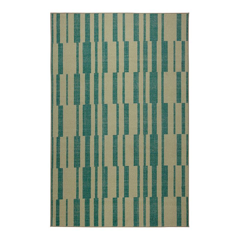 Mohawk Home Prismatic Augusta Stripe Rug, Blue, 8X10 Ft