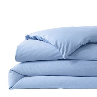 Lands' End Oxford Solid Duvet Cover