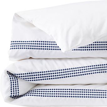 Lands' End 400 Thread Count Supima Sateen Embroidered Duvet Cover or Sham