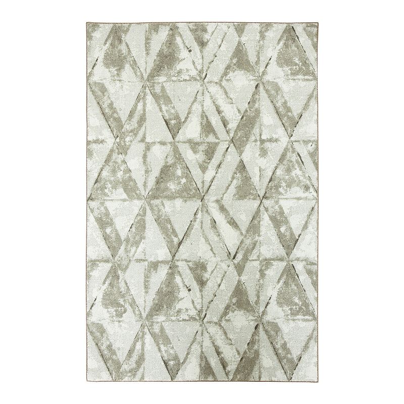 Mohawk Home Prismatic EverStrand Trilateral Rug, Grey, 5X8 Ft