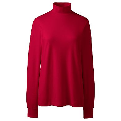 Women's Lands' End Relaxed Mockneck Top