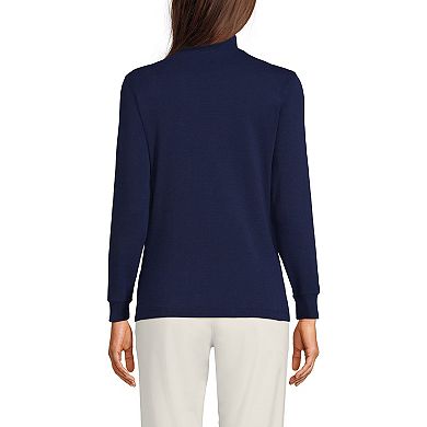 Women's Lands' End Relaxed Mockneck Top
