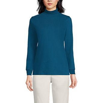 Women's Lands' End Relaxed Mockneck Top