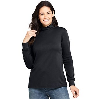 Women's Lands' End Relaxed Mockneck Top