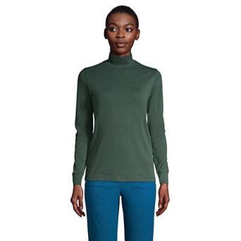 Women's Lands' End Relaxed Mockneck Top