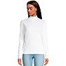 Petite Lands' End Relaxed Long Sleeve Mockneck Top