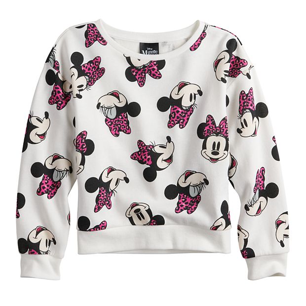 Girls Minnie 7-16 Sweatshirt Mouse Disney\'s