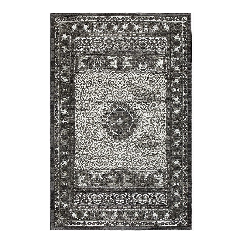 Mohawk Home Prismatic EverStrand Tinley Rug, Black, 8X10 Ft